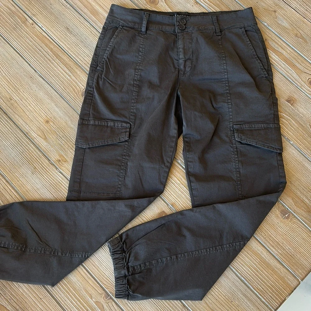 Sanctuary Rebel Crop Cargo Pants - Black, S 27 - Picture 2 of 11